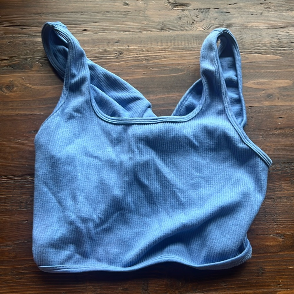 Reversible blue tank top NEVER WORN